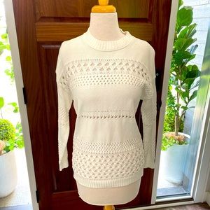 White Summer Sweater Size Small